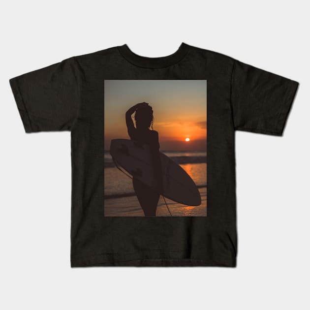 Sunset Kids T-Shirt by garte